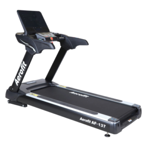 Aerofit AF-137 Treadmill I AC Motor With 9.0 HP Peak Duty I Max. User Weight: 170 kg I Elevation: 0-20% Incline I Sturdy Build Quality