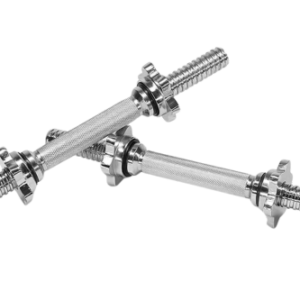 Premium Dumbbells Rod 28 mm I Heavy-Duty Threaded Ends I Star Lock Collars Included I Long-Lasting Durability