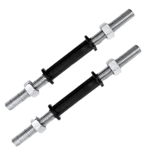 Standard Dumbbells Rod 28 mm I Compact & Balanced Design I Textured Grip Handle I Rust-Resistant Finish
