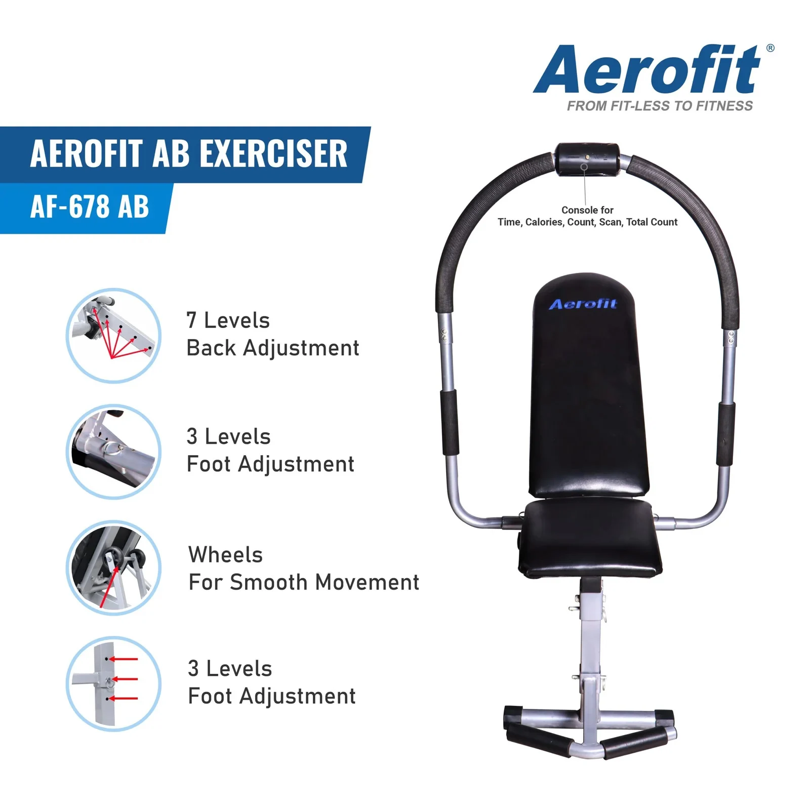 AEROFIT AF-678 AB EXERCISER BENCH - Image 3