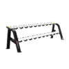 FITPRO Fitness FP-301 Dumbbell Rack 5 Pair 2 Line I Holds Upto 5 Pairs of Dumbbells I High-Quality Steel I Helps Maintain a Clutter-Free Workout Area