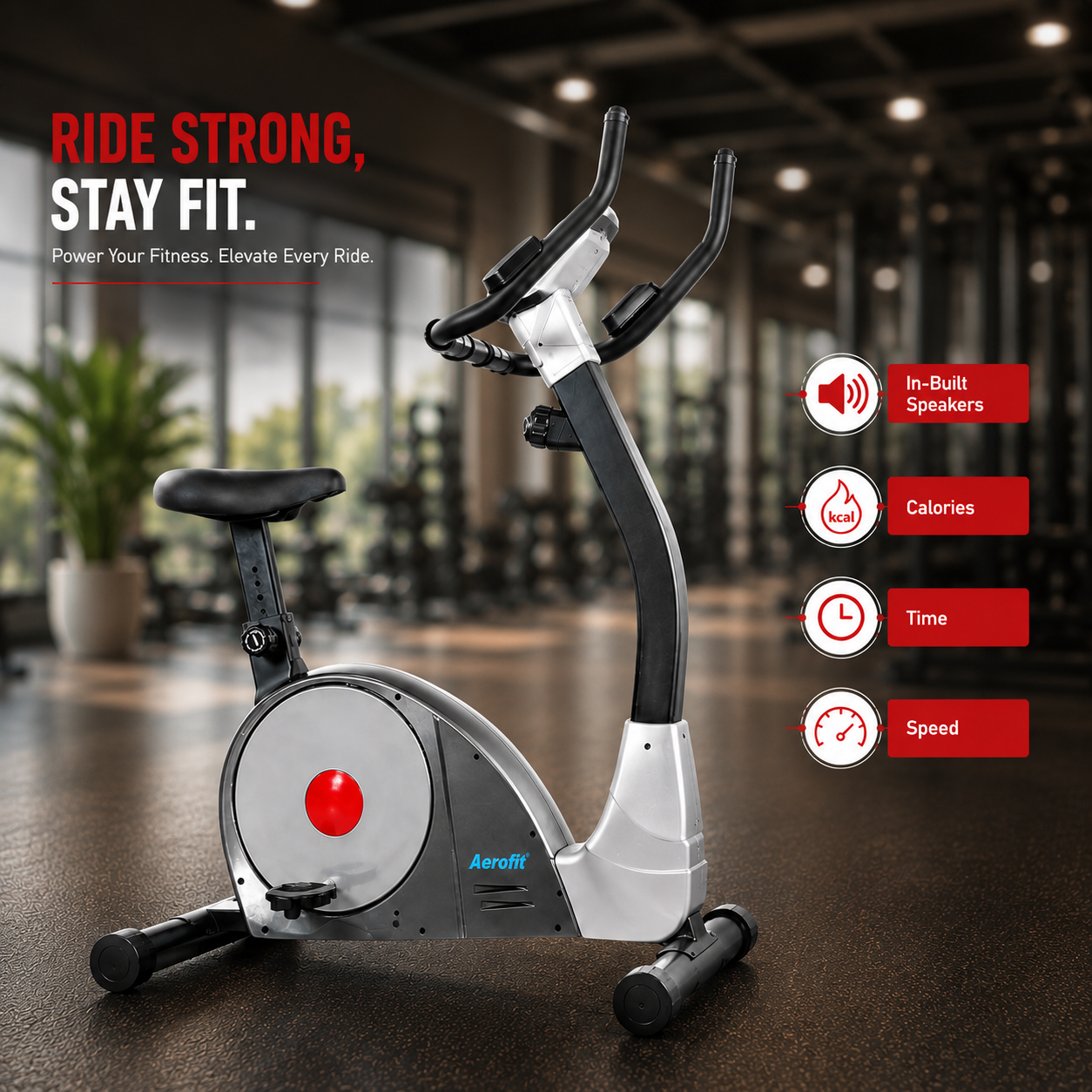 AF-277U Semi-Commercial Upright Bike - Image 4