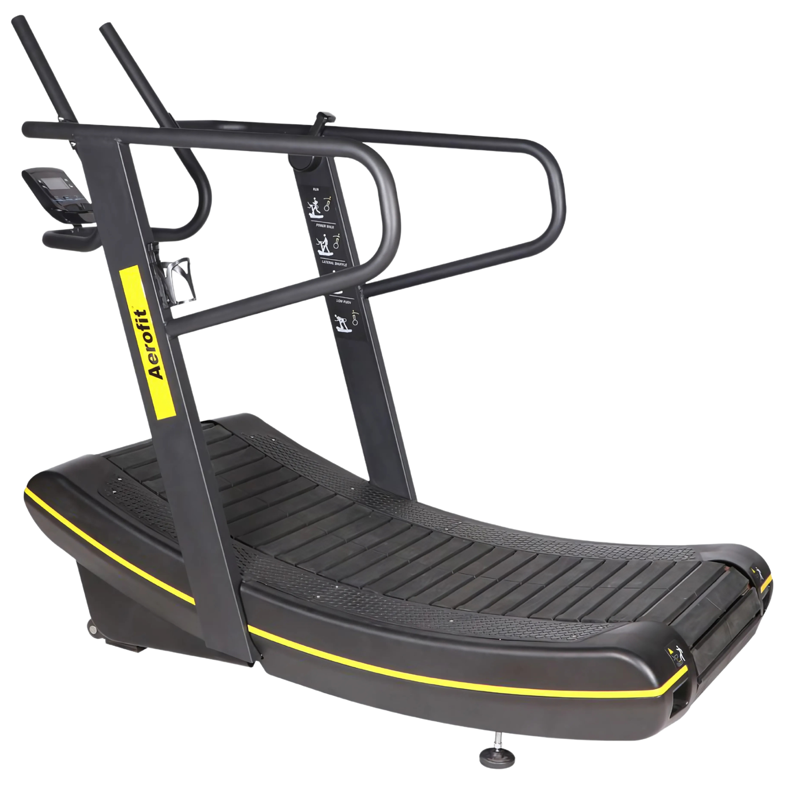 AF-120 Curve Treadmill I Pulse Sensors On Hand Grip