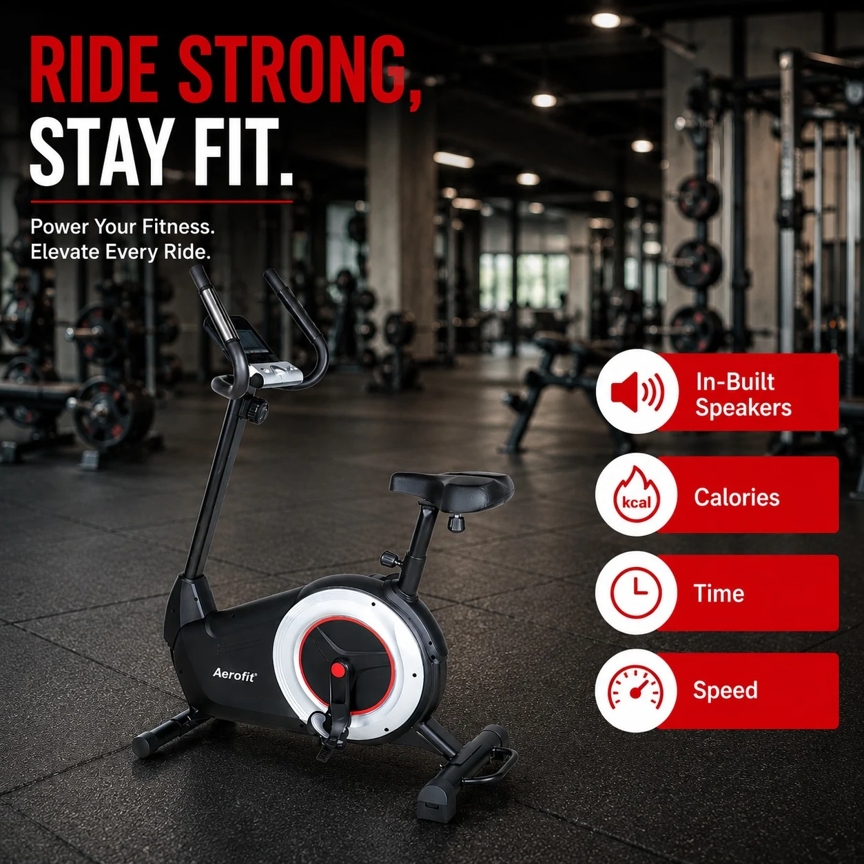 AF-280U Premium Semi-Commercial Upright Bike - Image 4