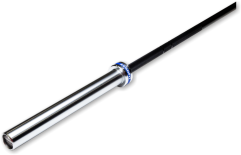 4 Feet Black Chrome Barbell I Premium Black Chrome Shaft I Non-Slip Grip I Solid Steel Construction