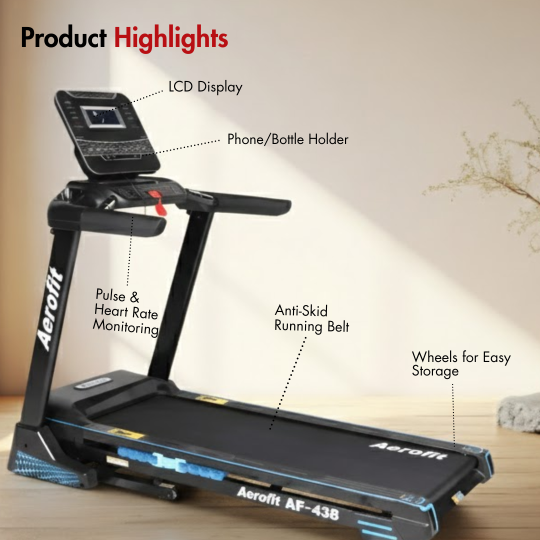 AF-438 High Speed Home Treadmill - Image 2