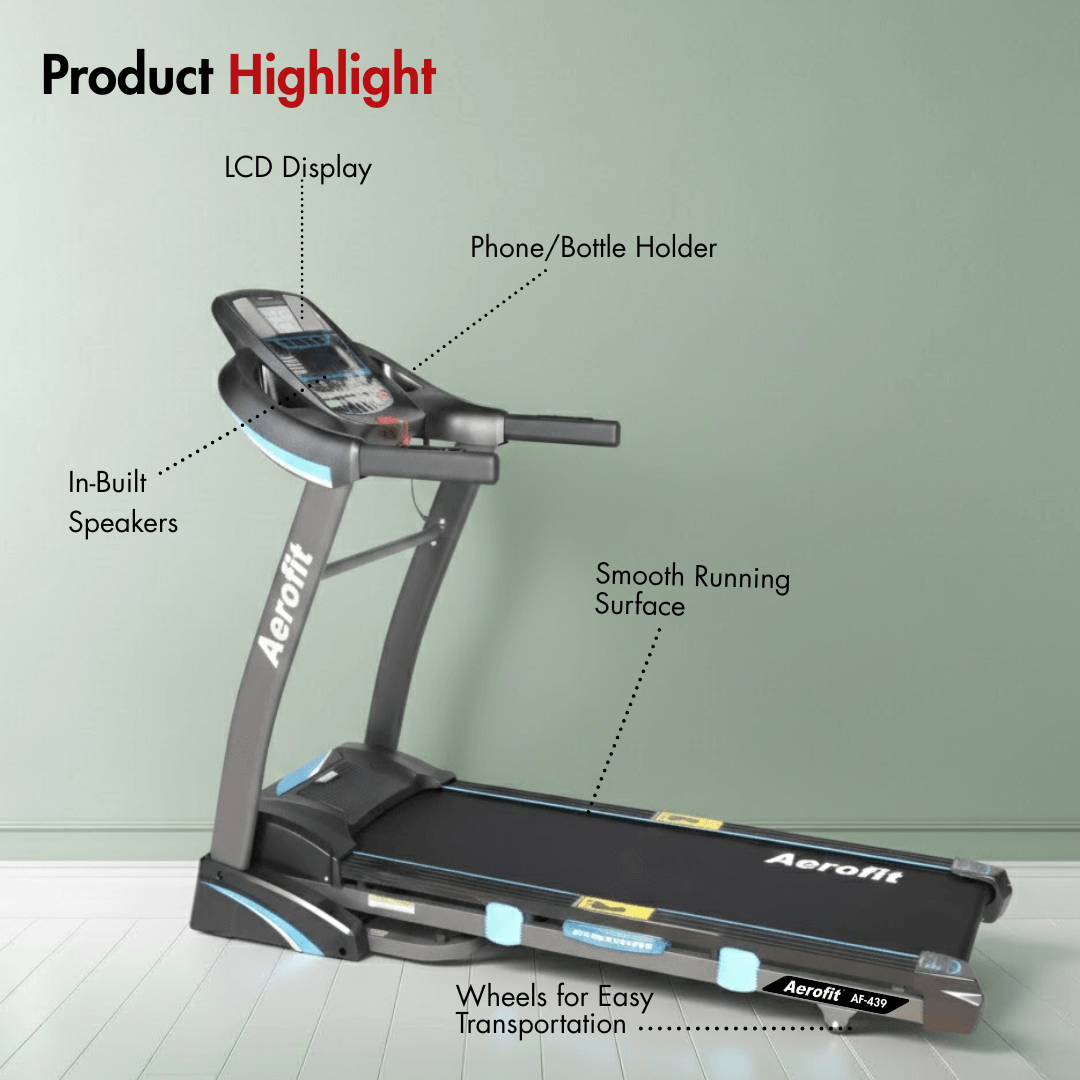 AF-439 Home Treadmill with Wide Running Belt - Image 4