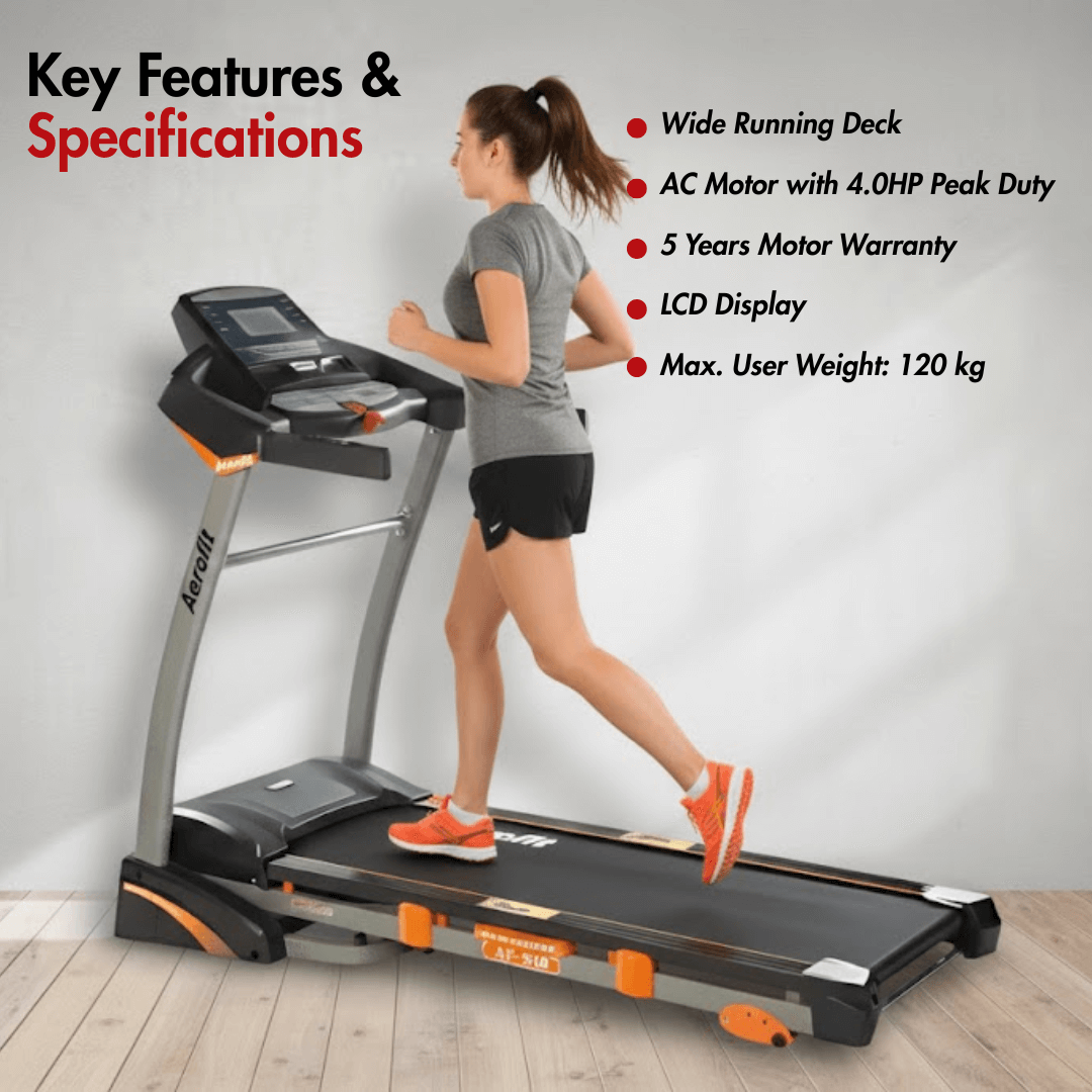 AF-519 AC Motor Treadmill for Home Workout - Image 3