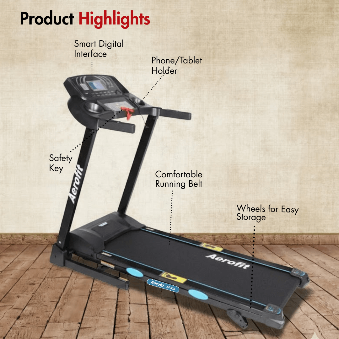 AF-538 Motorized Treadmill for Home Workout - Image 2