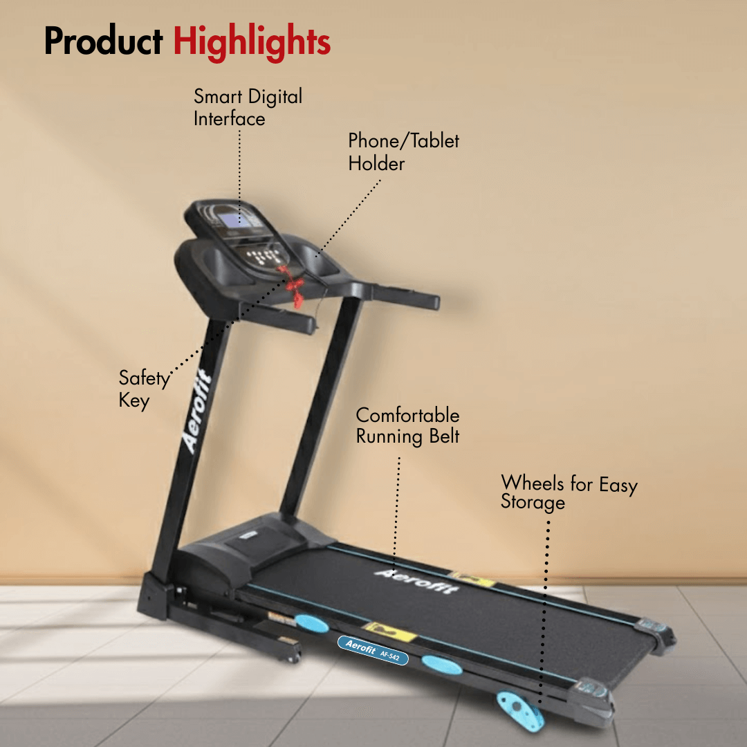 AF-542 Home Treadmill with 14 Workout Programs - Image 2