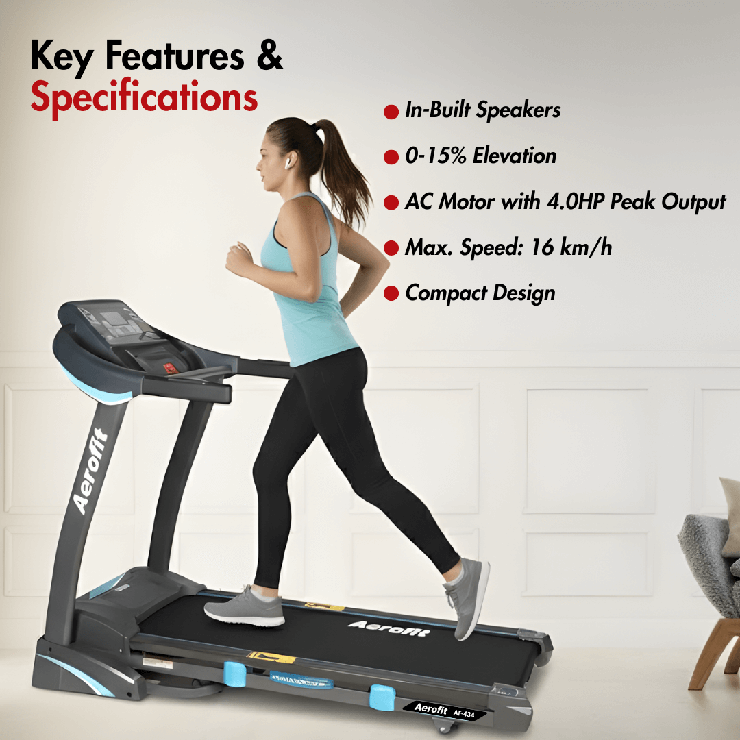 AF-434 Home Treadmill with LCD Display - Image 3