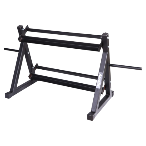 AF-7704 Dumbbell Rack 3Ft 2 Tier With 2 Plate Holder