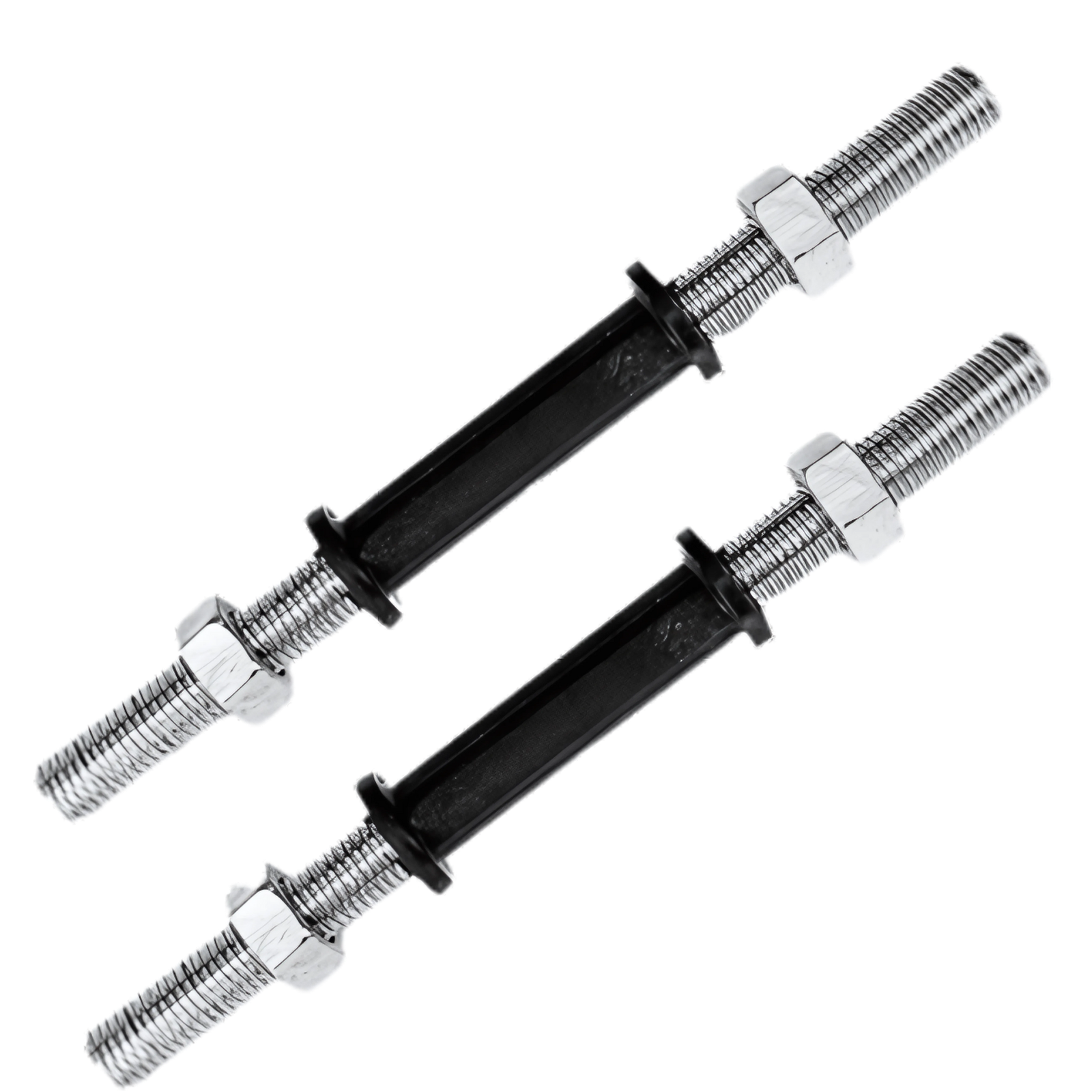 Standard Dumbbells Rod 28 mm I Compact & Balanced Design I Textured Grip Handle I Rust-Resistant Finish