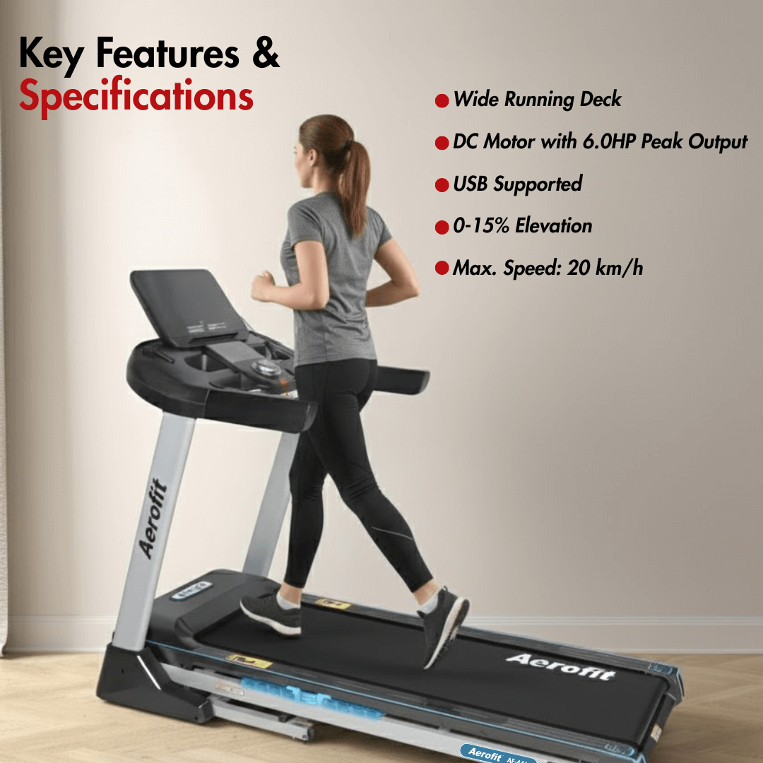 AF-446 Wide Running Belt Treadmill - Image 3