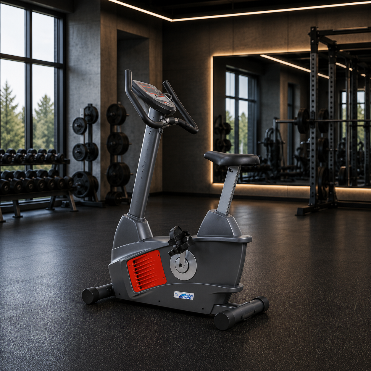 AF-880U-G Heavy-Duty Commercial Upright Bike - Image 3