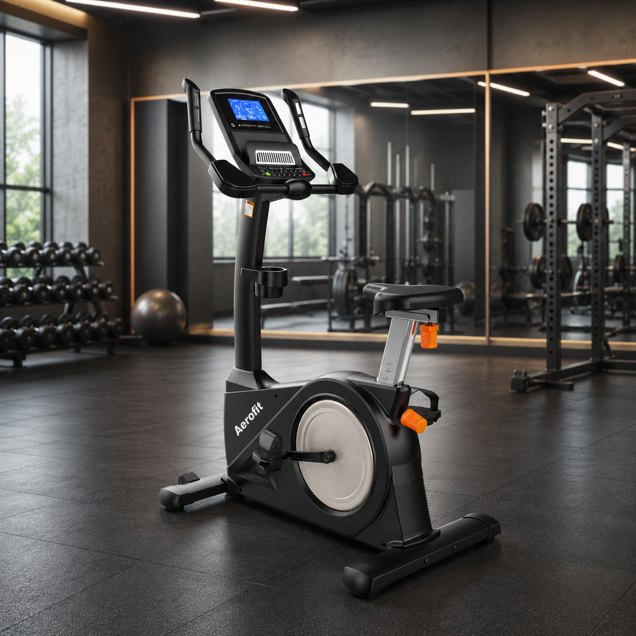 AF-180U Premium Commercial Upright Bike - Image 2