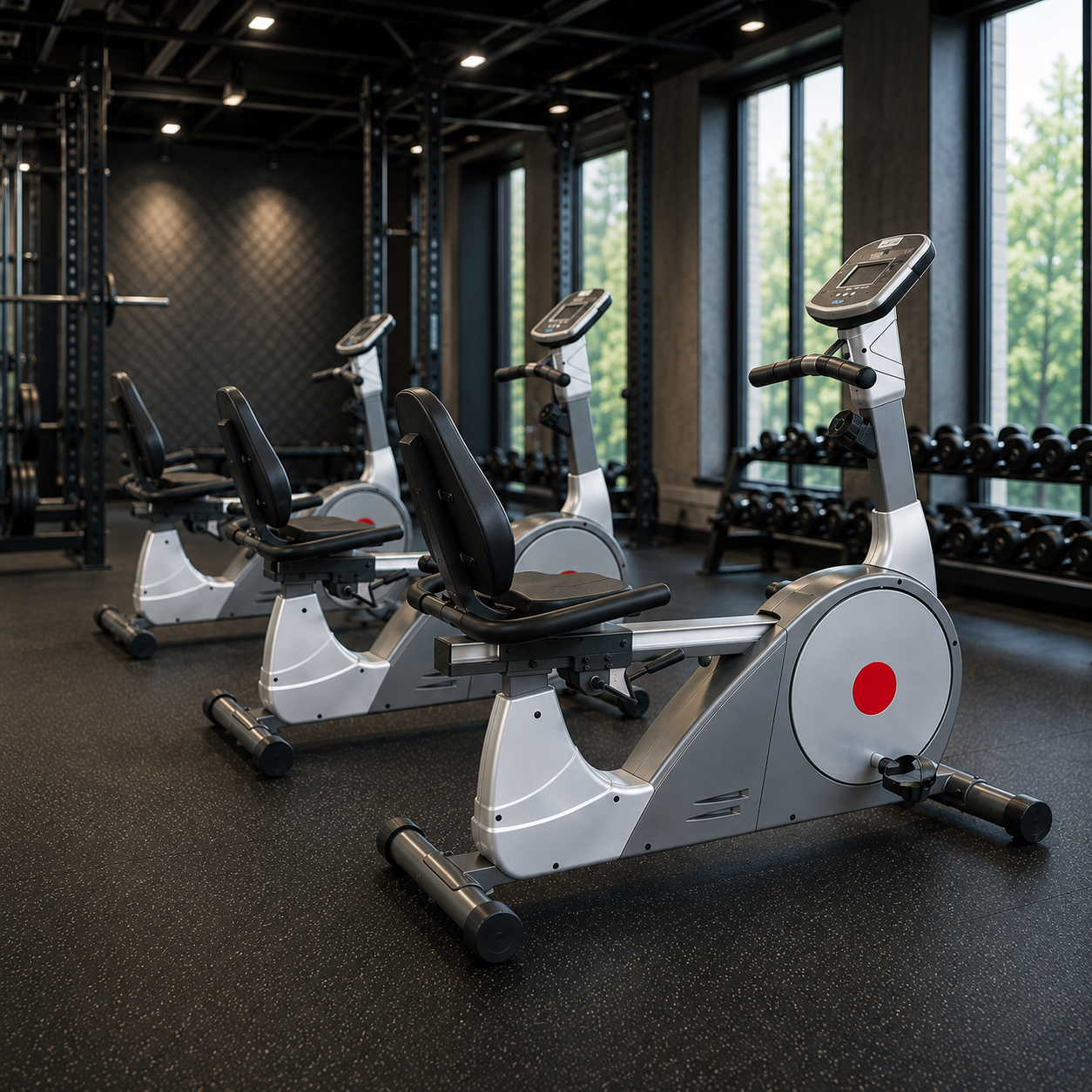 AF-262R Comfortable Recumbent Exercise Bike (Spine Series) - Image 3