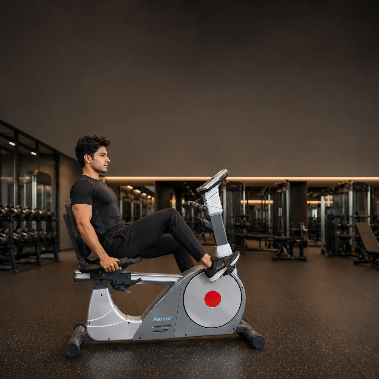 AF-262R Comfortable Recumbent Exercise Bike (Spine Series) - Image 5
