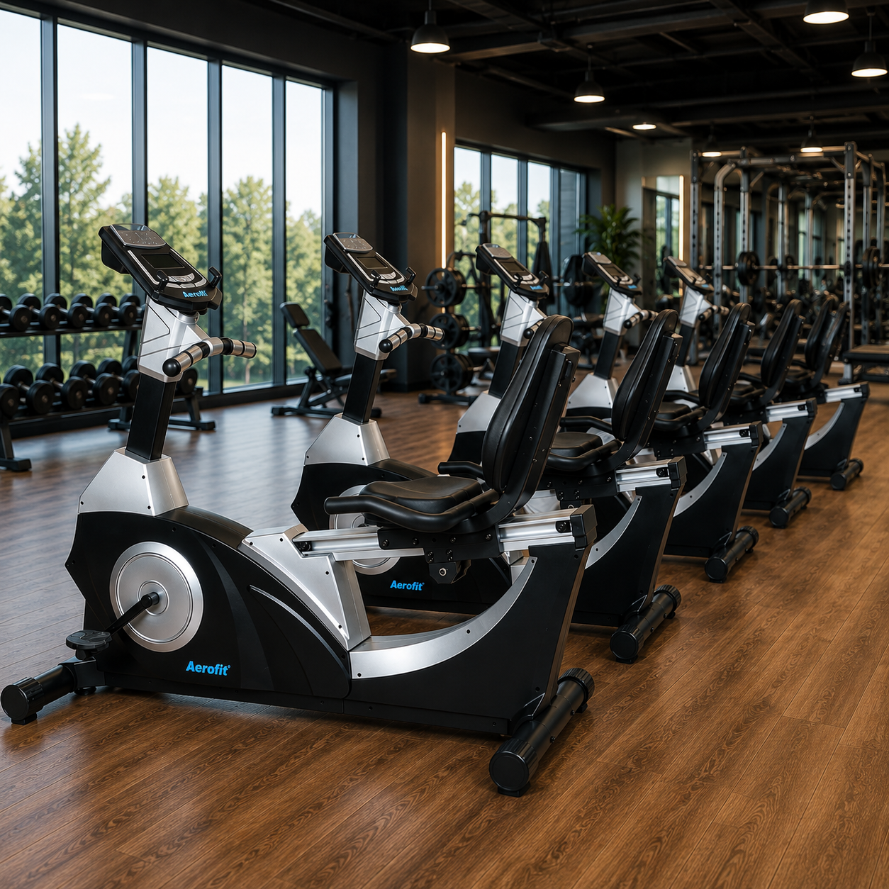 AF-163R Gym Recumbent Bike with 9kg Flywheel - Image 4