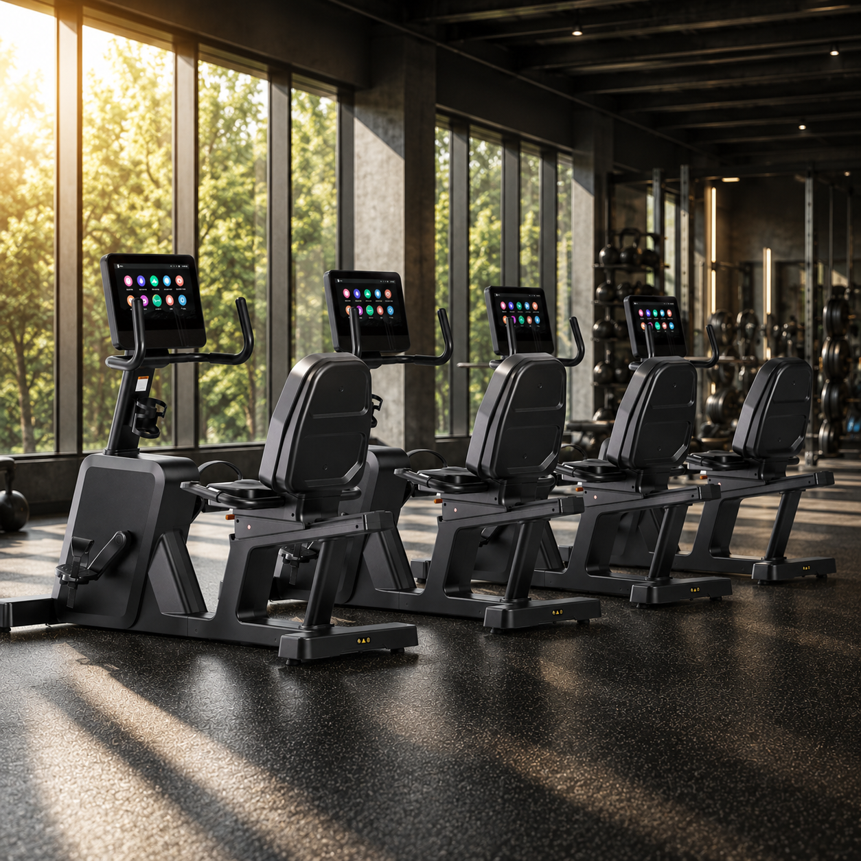 AF-167R TFT Recumbent Bike with Smart Display - Image 3