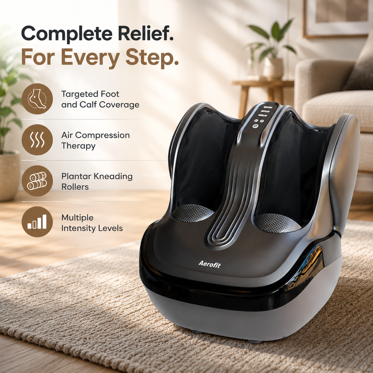 AF-9100 Foot and Calf Massager for Focused Lower Leg Therapy - Image 5