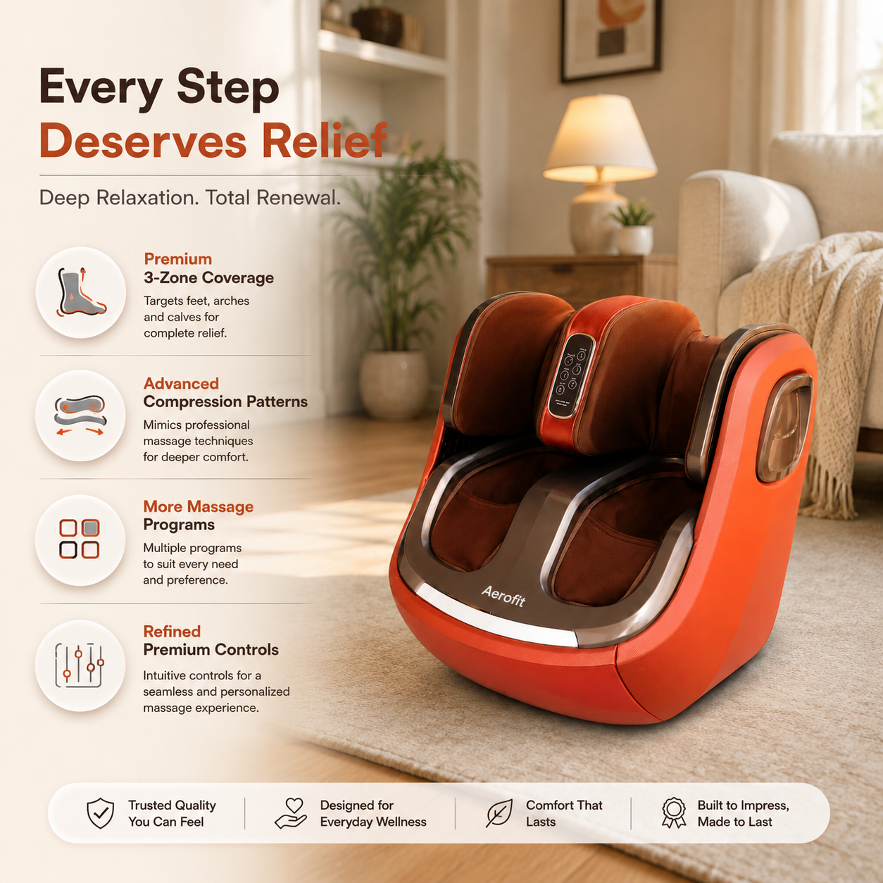 AF-9300 Leg Foot and Knee Massager - Image 6