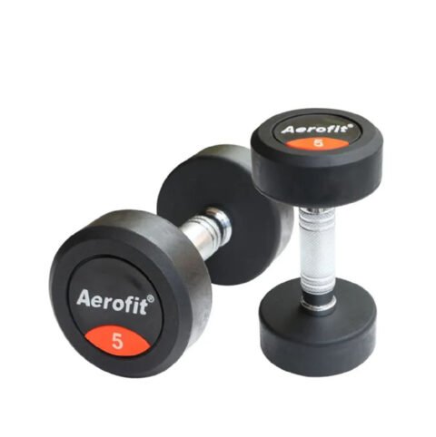Aerofit Round Commercial Rubber Dumbbells