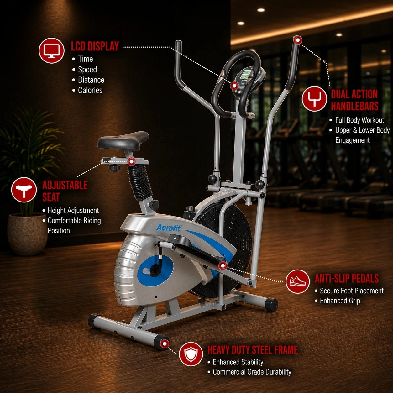 AF-752T Orbitrac T Delux | Premium Orbitrac Cross Trainer - Image 5