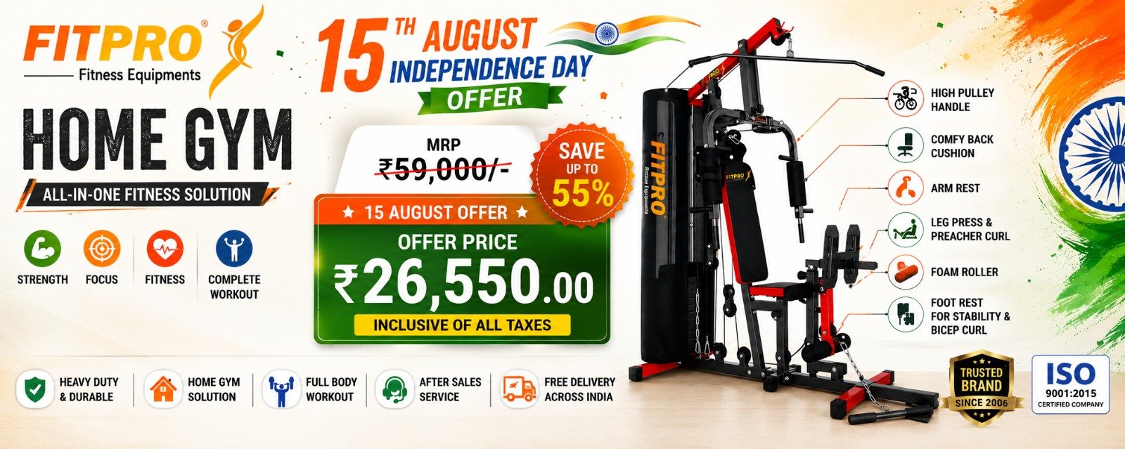 FitPro Fitness Equipment offer 10