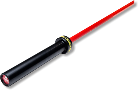 Red Current Barbell A2 Series I Wear-Resistant Coating I Handle Demanding Workouts I Bold Aesthetic Look